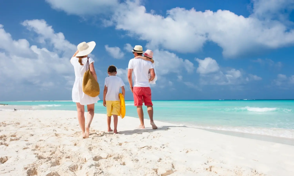 Pristine White Sand Family Beach